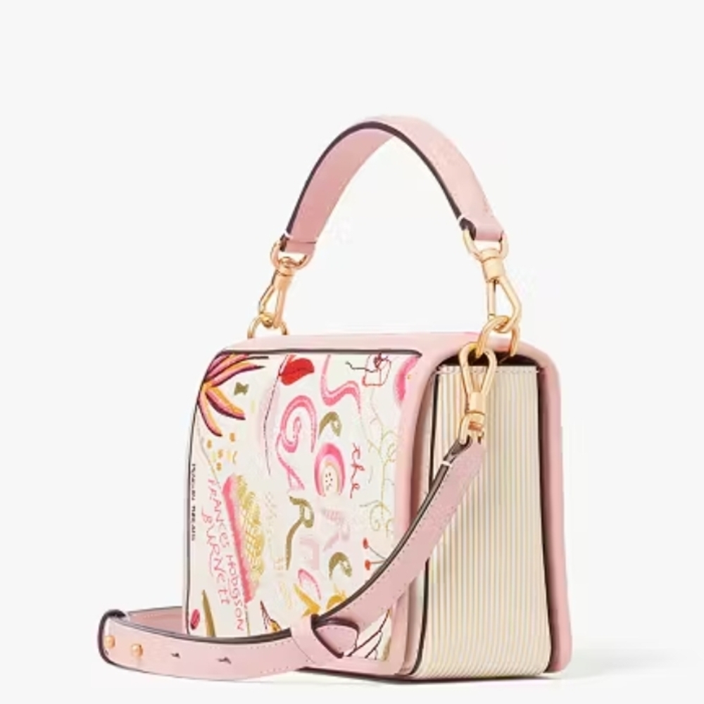 NWT Kate Spade Storyteller Secret Garden Embroidered 3D Book Crossbody